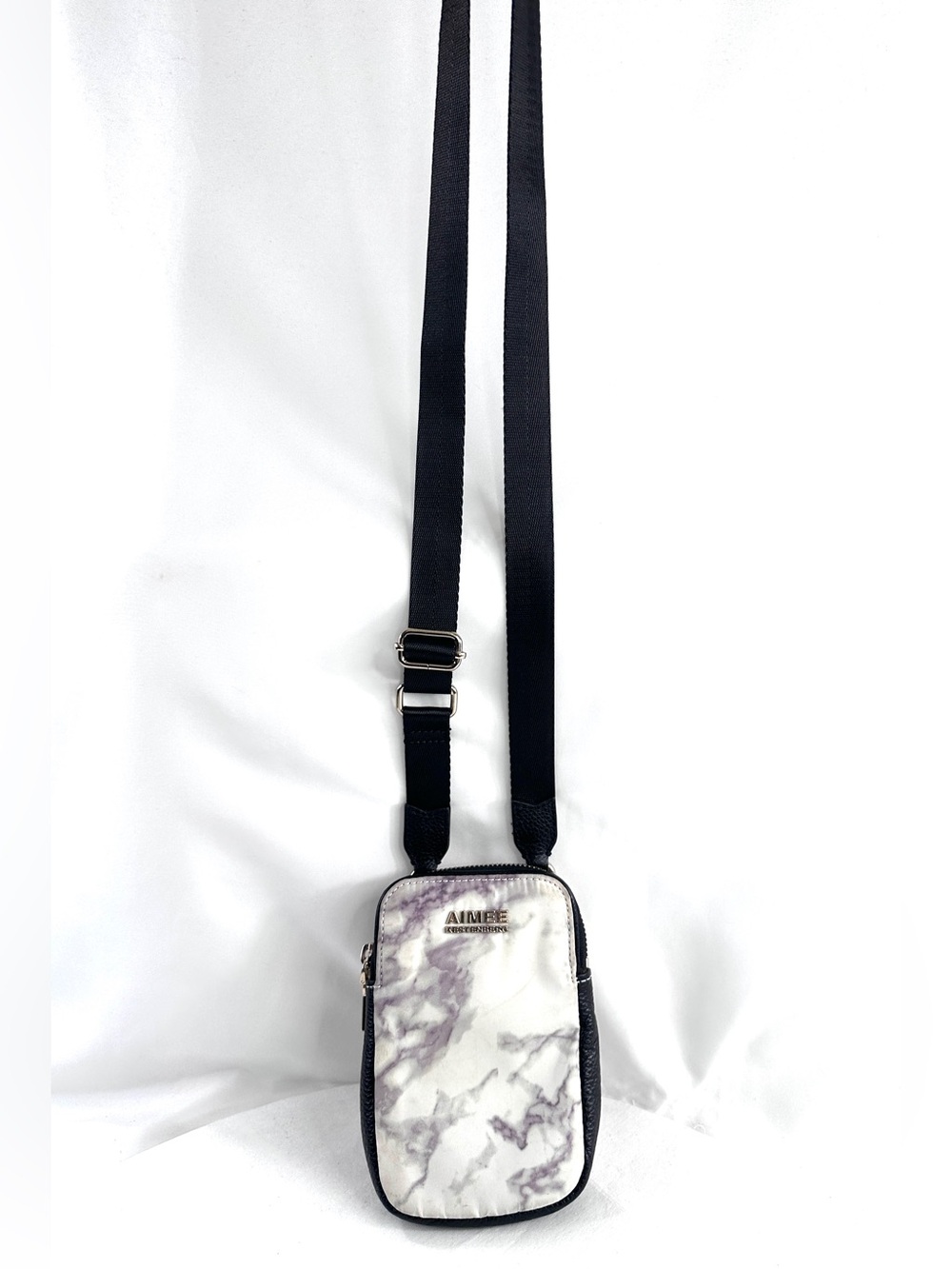 Aimee Kestenberg Just Saying Vanilla Gray Tie Dye Nylon Mini Crossbody Bag